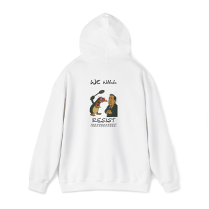 We Will Resist Angry Penguin Hoodie